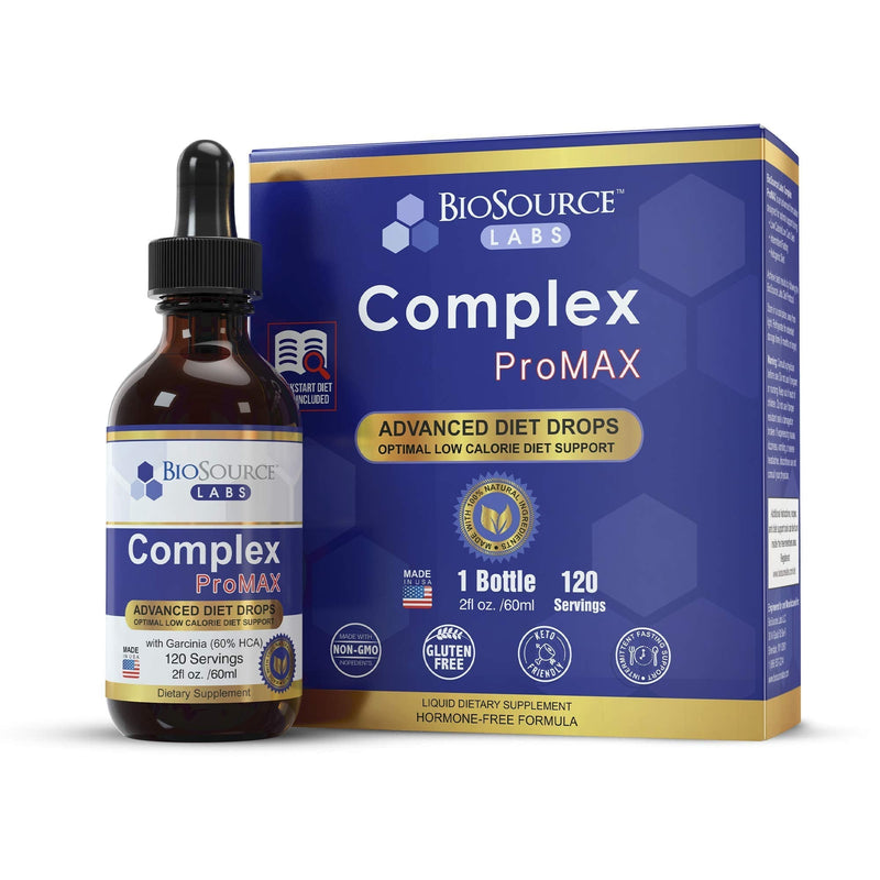 BioSource Labs Complex ProMAX Premium Diet Drops (1 x 2 oz Bottle) 2 Fl Oz (Pack of 1) - NewNest Australia