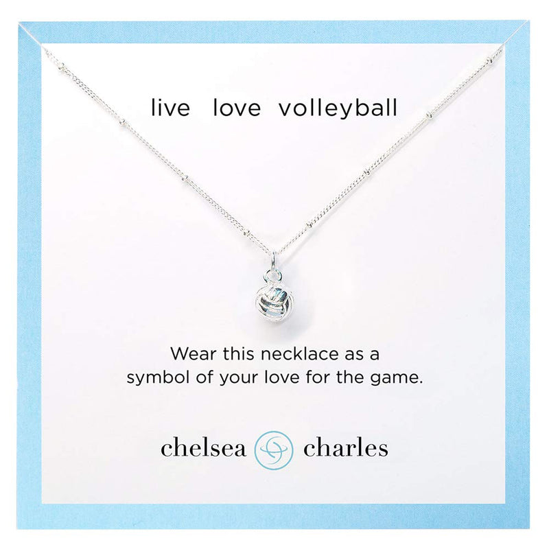 Chelsea Charles CC Sport Necklaces Volleyball Silver - NewNest Australia
