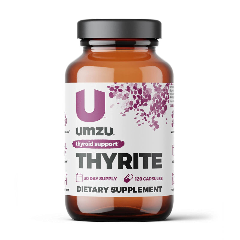 UMZU Thyrite | Advanced Thyroid Supplement to Support Healthy Thyroid Function with Magnesium, Ashwagandha, Zinc, Copper, Iodine & Selenium | 30 Servings - NewNest Australia