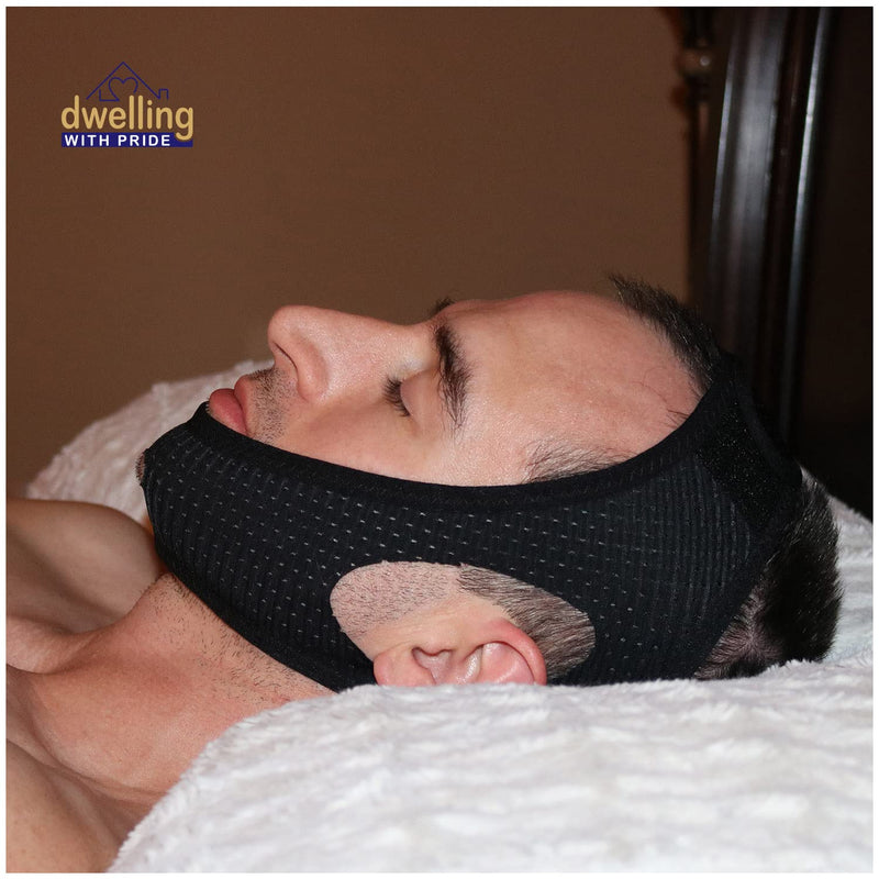 Chin Strap Snore Silencer | Anti-Dry Mouth Straps | Stop Noise | Snoreless Sleeping Solution for Men and Women | Breathing Aid for Snoring - NewNest Australia