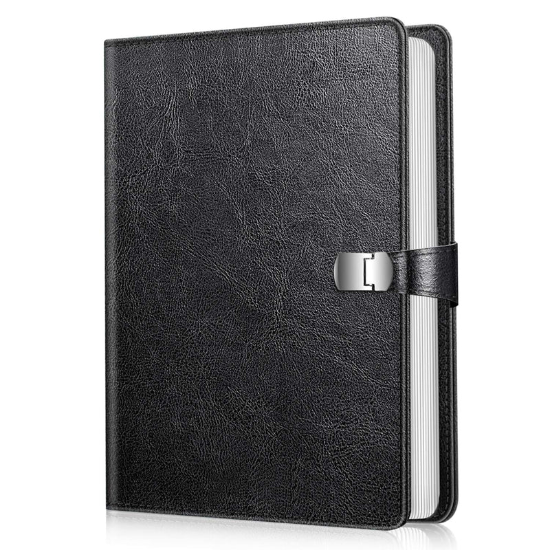 Fintie Photo Album 4x6 Photos - 112 Photos Premium Vegan Leather Cover with Snap Fastener, Portable Wallet Photo Albums (Black) Black - NewNest Australia