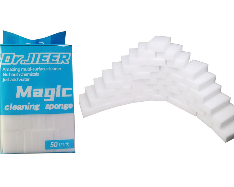 Dr.JIEER 50 Pcs/lot Magic Sponge Eraser Multi-Functional Melamine Foam Cleaner 100x60x20mm - NewNest Australia