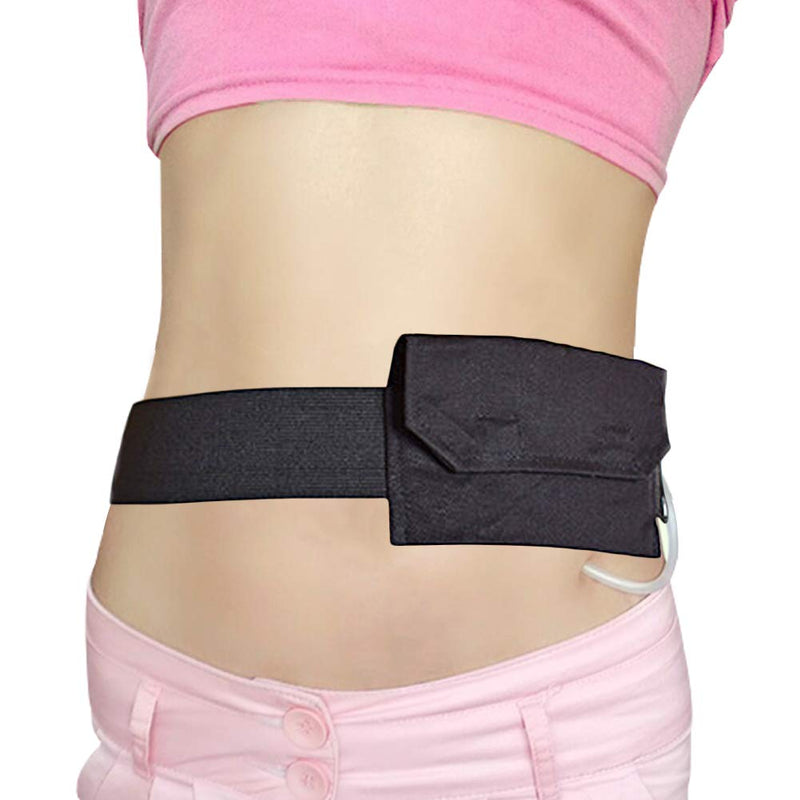 G-Tube Belt Feeding Tube Peg PD Cotton Covers Peritoneal Dialysis Catheter Supplies Abdominal Holder Accessories Adjustable for Secure Gastrostomy Line Women Men Black Medium(27-39 inch) Medium (Pack of 1) - NewNest Australia