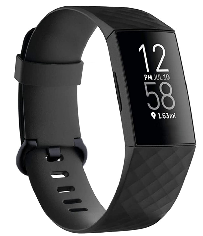 Replacement Bands Compatible with Fitbit Charge 4 / Fitbit Charge 3 Bands for Women Men, Silicone Fitness Sport Wristbands for Women Men Small Large Black - NewNest Australia