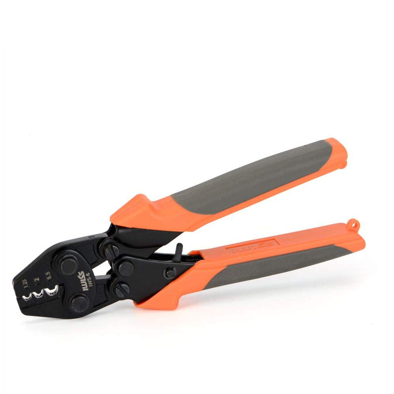 IWISS Non-insulated Terminal Crimping Tool for AWG 16 to AWG 10 Non-Insulated Terminals and Butt/Spice/Open/Plug Connectors for Auto Electrical,Marine,Motorcycle Wiring Repairs,Loom Assembly IWS-6 AWG16-10 - NewNest Australia