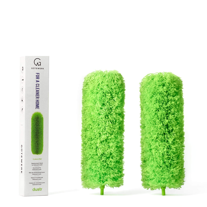 GÜTEWERK DUSTR - Replacement Heads 2 Piece Set - for Gütewerk dustr extendable Duster - Telescopic Handle not Included 2 replacement heads - NewNest Australia
