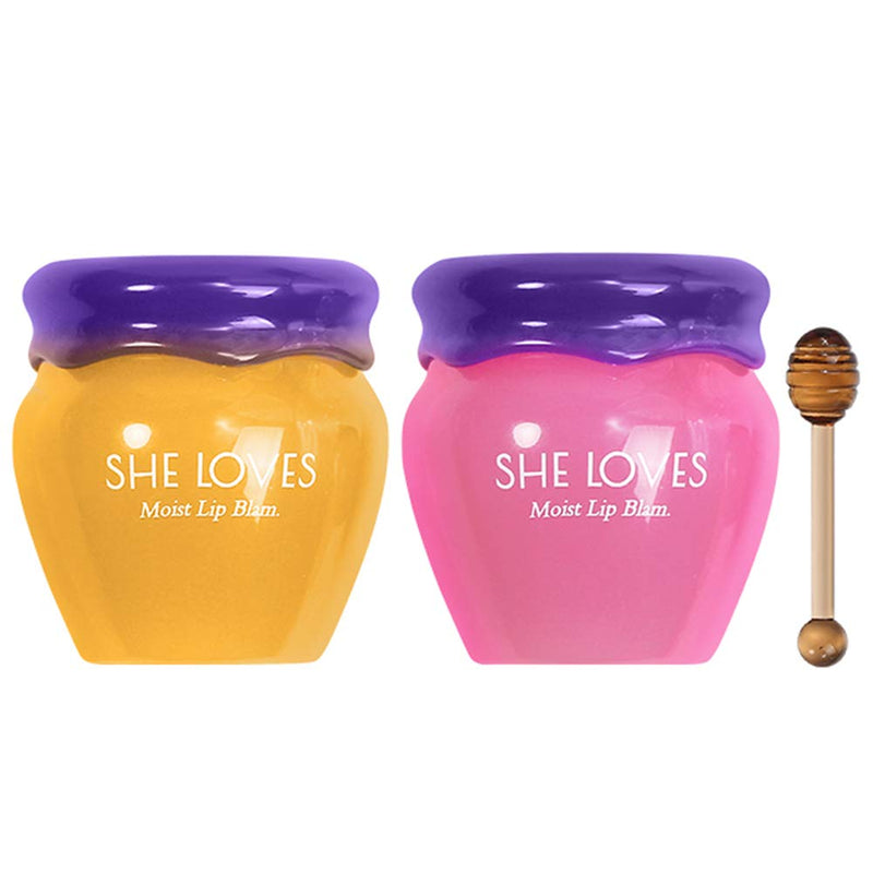 2PCS Lip Mask Overnight, Honey&Sakura Day and Night Repair Lip Sleeping Masks Honey Lip Balm, Fade Lip Lines Bee Balm Lip Balm, Hydrating &Prevention Dry and Crack Lip Scrubs Exfoliator - NewNest Australia