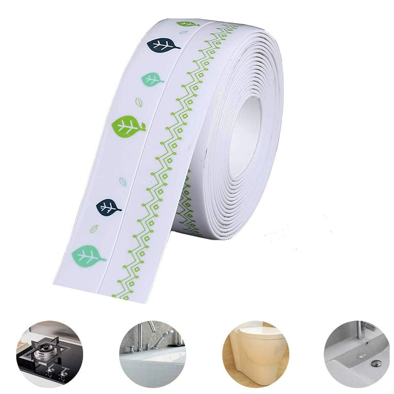 Caulk Strip,Waterproof Caulking Tape, PVC Caulk Strip for Bathtub Kitchen Sink Toilet Wall Edge Protect Style A (1.5“ X ”125”) Style A(1.5" X ”125") - NewNest Australia