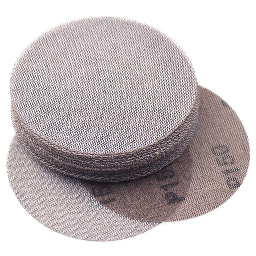 5 Inch 150 Grit Mesh Sanding Discs Hook & Loop Abrasive Dust Free Disc Anti-Blocking Long-Lasting Grinding Sandpaper for Car, Wood Floor, Stone, 20-Pack Grit 150-20pcs - NewNest Australia