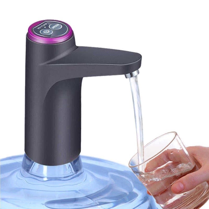 Cozy BlueWater Dispenser, Portable Water Bottle Pump for Universal 3, 4 and 5 Gallon with USB Electric Charging and Automatic Off Switch (Black) - NewNest Australia