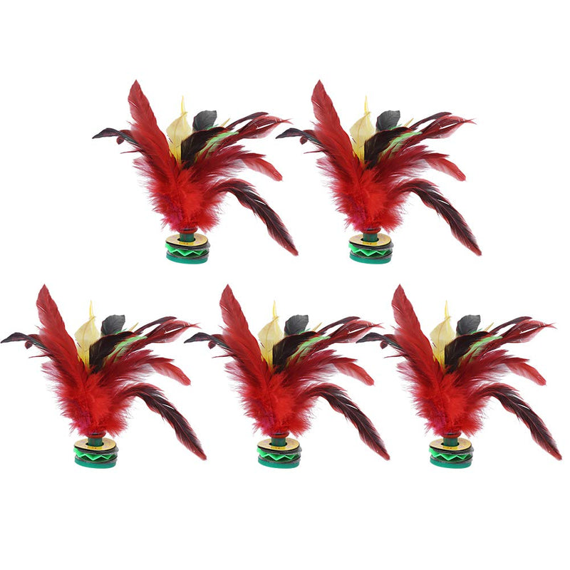 Vbestlife 5PCS 20CM Height Chinese Jianzi Foot Kick Foot Exercise Ourdoor Family Toy Kick Shuttlecock - NewNest Australia