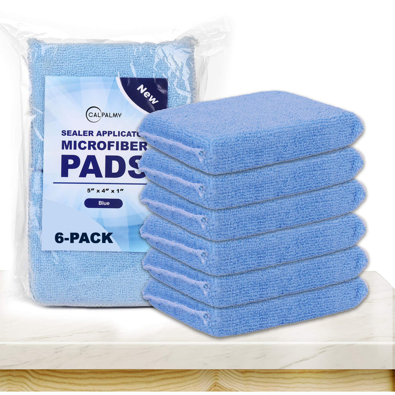 Professional Microfiber Sealer Applicator Pad – The Perfect Tool to Apply Sealer to All Natural Stone and Tile Like Marble, Granite, Concrete & Slate (Blue) Blue - NewNest Australia