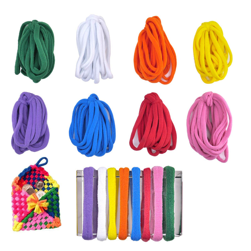 KRISMYA Kids Loom Loops Refills,192 Pcs Loom Potholder Loops Weaving Loom Loops with Multiple Colors for Kids DIY Crafts Supplies,Compatible with 7 Inch Weaving Loom - NewNest Australia