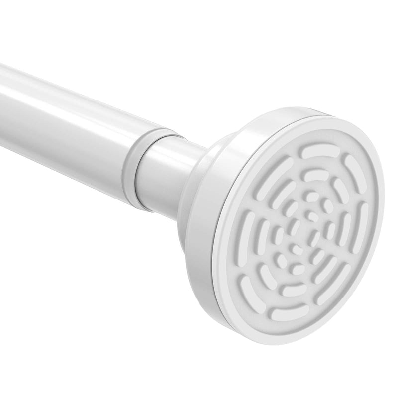 TEECK Shower Curtain Rod, 26-39 Inch Adjustable Tension Spring, Shower Rod, Premium 304 Stainless Steel, Anti-Slip, No Drilling, No Rust, Never Collapse, for Bathroom, White, Easy to use 26-39 Inches - NewNest Australia