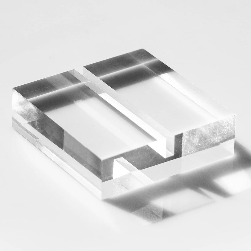 JINMURY 10 Pack 2" Acrylic Sign Holders- Clear Acrylic Wedding Sign Holders, Acrylic Place Card Holder, Table Numbers Slot Stand for 4" x6 Acrylic Table Sign 2 inch - NewNest Australia