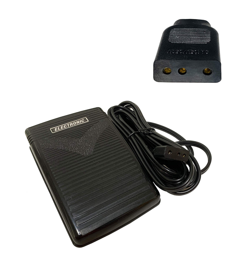 HimaPro Foot Control Pedal and Power Cord for Domestic and Imported Sewing Machines - Variable Speed Control (Kenmore 3 Pin 032270116) Kenmore 3 Pin 032270116 - NewNest Australia