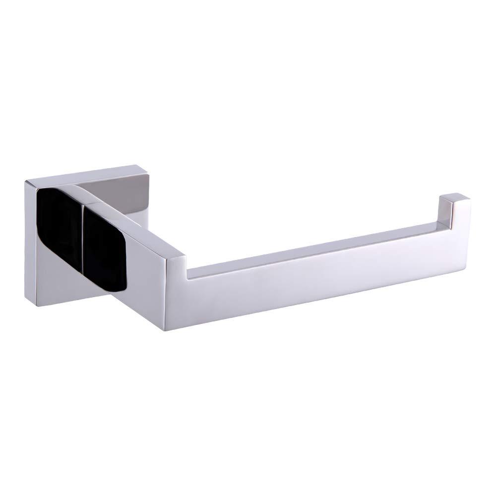 SUS304 Stainless Steel Toilet Paper Holder Wall Mounted Rustfree Bathroom Hotel 5 inch TP Holder Kitchen Washroom Tissue Roll Dispenser Polished Finish - NewNest Australia