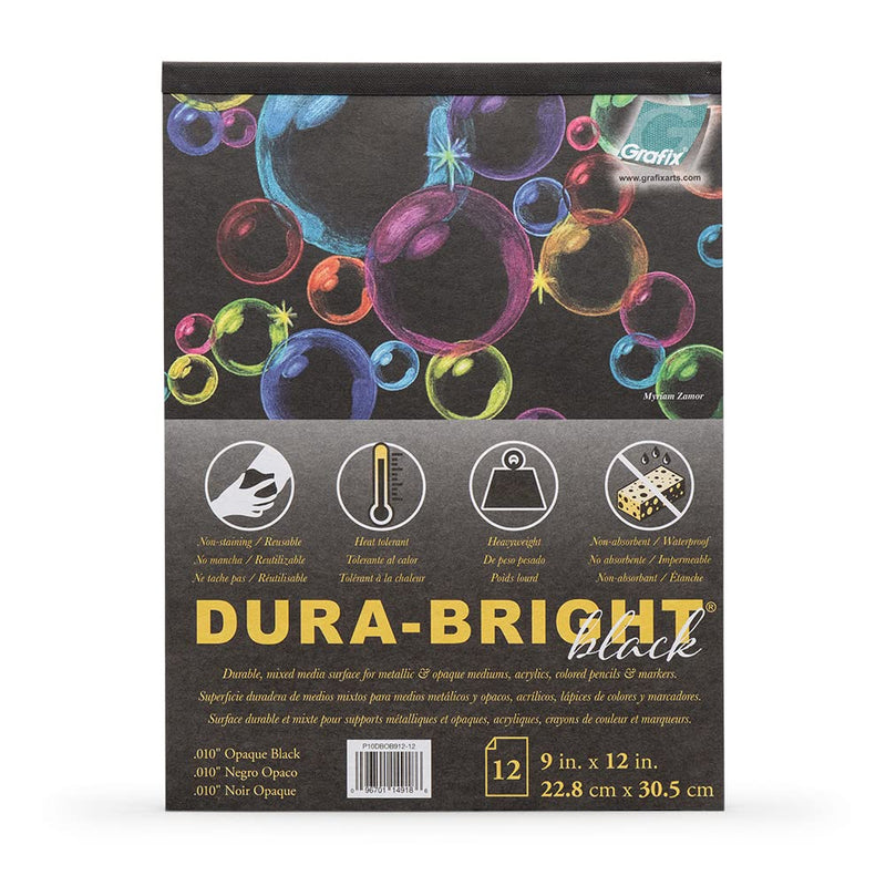 Dura-Bright+Opaque+Black+Pad+.010%22+Pad+9%22X12%22-9%22X12%22+12+Sheets%2fPad - NewNest Australia