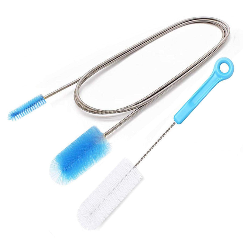 CPAP Tube Cleaning Brush - Flexible Stainless (6 Feet) Plus Handy Brush (10 Inches) fits Standard 22mm Diameter Tubing - NewNest Australia