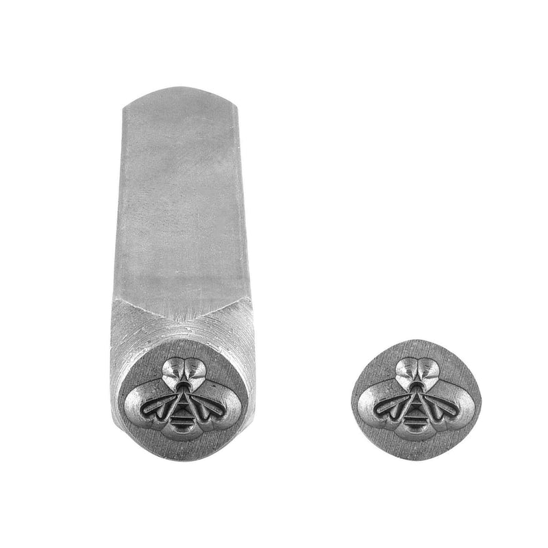 Yoption Bee Metal Punch Stamp Stamping Tool 6mm for Stamping/Punching Metal, Jewelry, Clay, Leather, Wood Bee Pattern - NewNest Australia