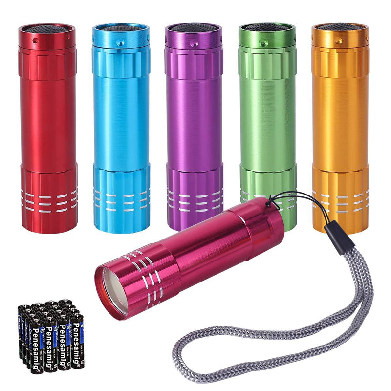 KunHe Small Mini LED Flashlight Pack of 6 COB Flashlights for Kids 100 Lumen With Battery - NewNest Australia