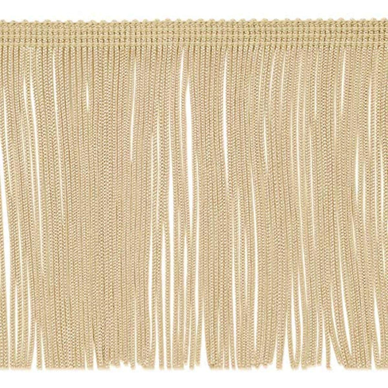 Trims by the Yard 6" Chainette Fringe Trim | Beige | (5 yard cut) - NewNest Australia