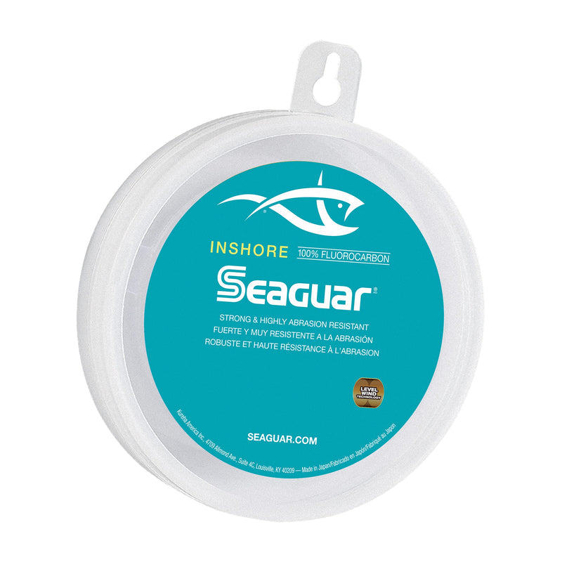 Seaguar Inshore Fluorocarbon Fishing Leader – Strong and Highly Abrasion Resistant, Excellent Impact and Knot Strength, Fast Sinking and Virtually Invisible Underwater, 100 Yard Spool 50-Pounds/100-Yards - NewNest Australia