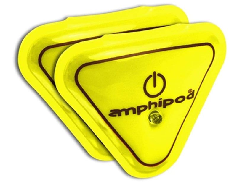 Amphipod 1.5" 2-Pack VIZLET Mini Triangle Clip On LED Reflectors Yellow - NewNest Australia