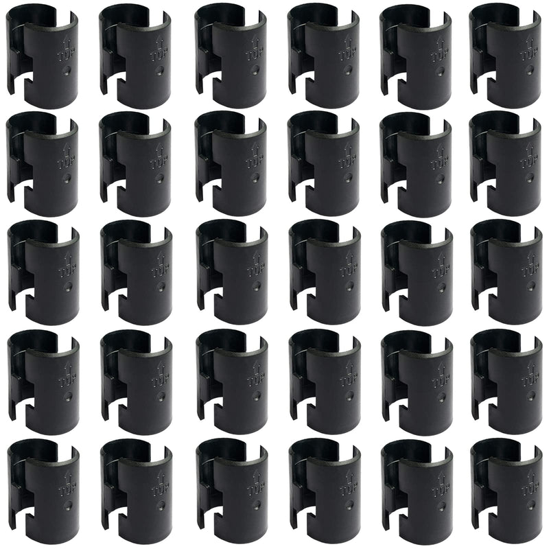 Wire Shelf Clips Shelving Sleeves - 60 Pack Shelf Lock Clips for 1" Post- Shelving Sleeves Replacements for Wire Shelving System - NewNest Australia