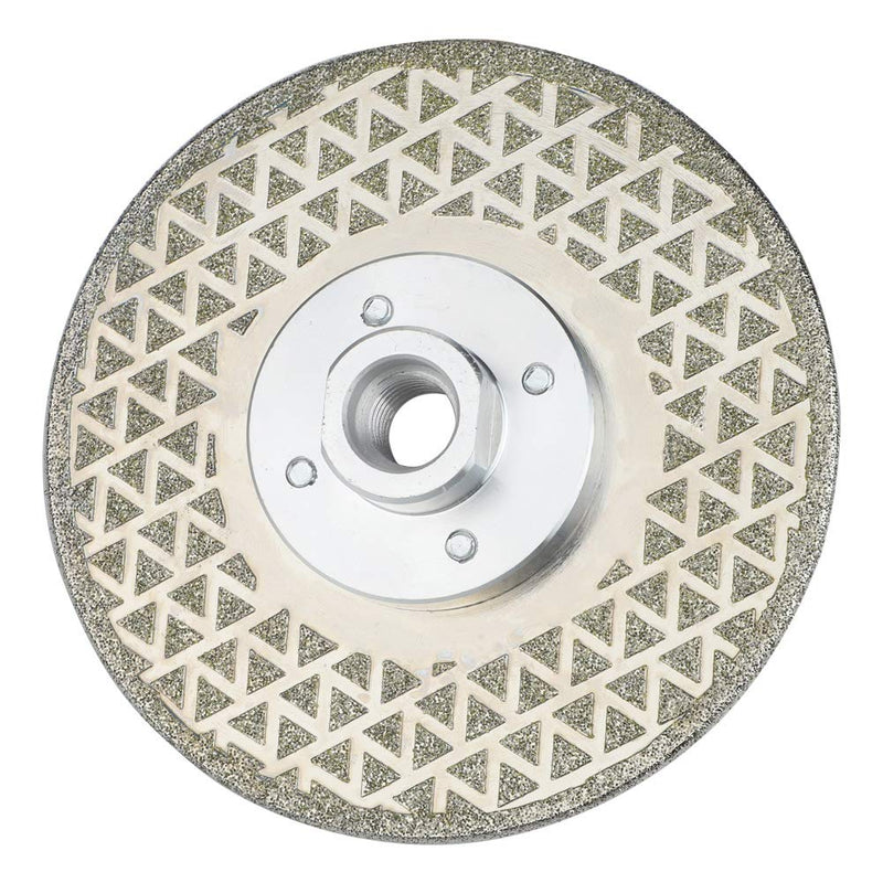 SCOTTCHEN Diamond Grinding Sanding Disc Double Side 4-1/2" x 5/8"-11 Threaded Coated Wheel Grit #45 for Angle Grinder -1pack - NewNest Australia