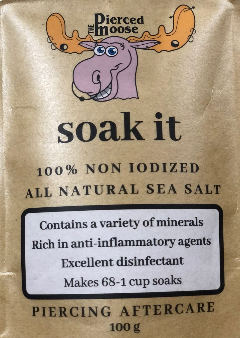 Soak It Piercing Aftercare 100% Non Iodized Natural Sea Salt - NewNest Australia