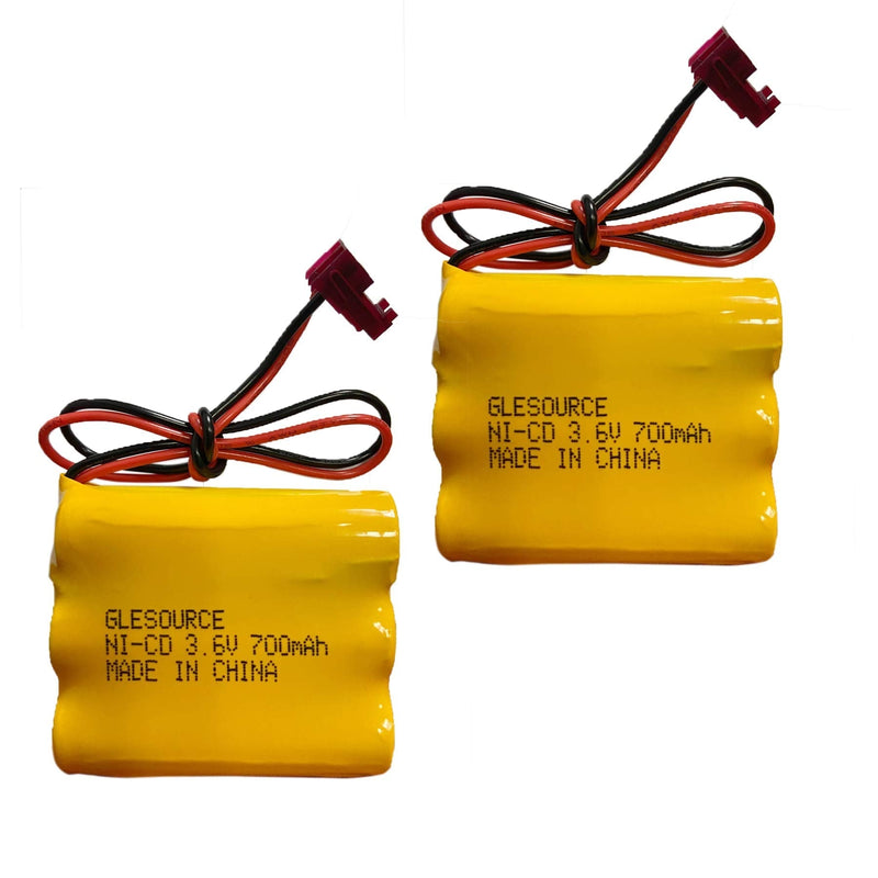 GLESOURCE 3.6V 700mAh Ni-CD Battery Pack Replacement for Sure-Lites 026-148 026148 Exit Sign Emergency Light SL-026148 SL-026-148 SL026148(2 Pack) 2PCS 3.6V 700mAh battery - NewNest Australia