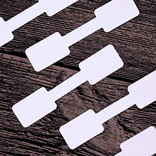 Aeyistry 100 Pcs/Lot 1.3cm x 6cm Blank Jewelry Price Tags Stickers, Jewelry Identification Stickers, Labels Ring Sticker Hangtags - NewNest Australia