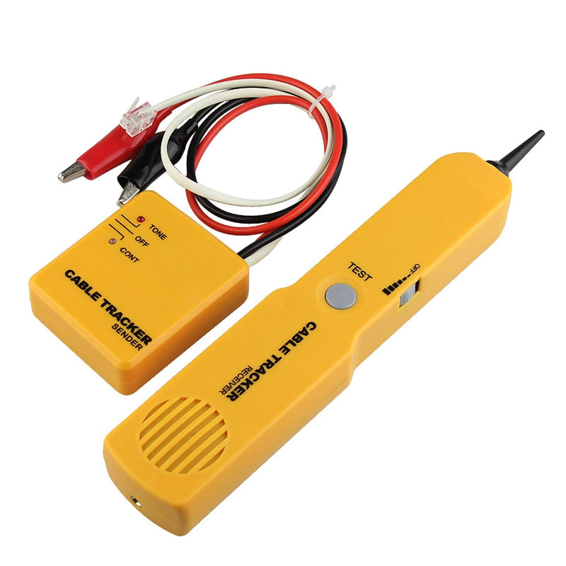 Electrical Wire Tracer Circuit Tester w/Tone Generator & Probe Kit, Cable Signal Locator Tester, Test Circuit Continuity, Network Telephone Line, Automotive Circuit Identify Tools w/Clips & RJ11 Plug - NewNest Australia