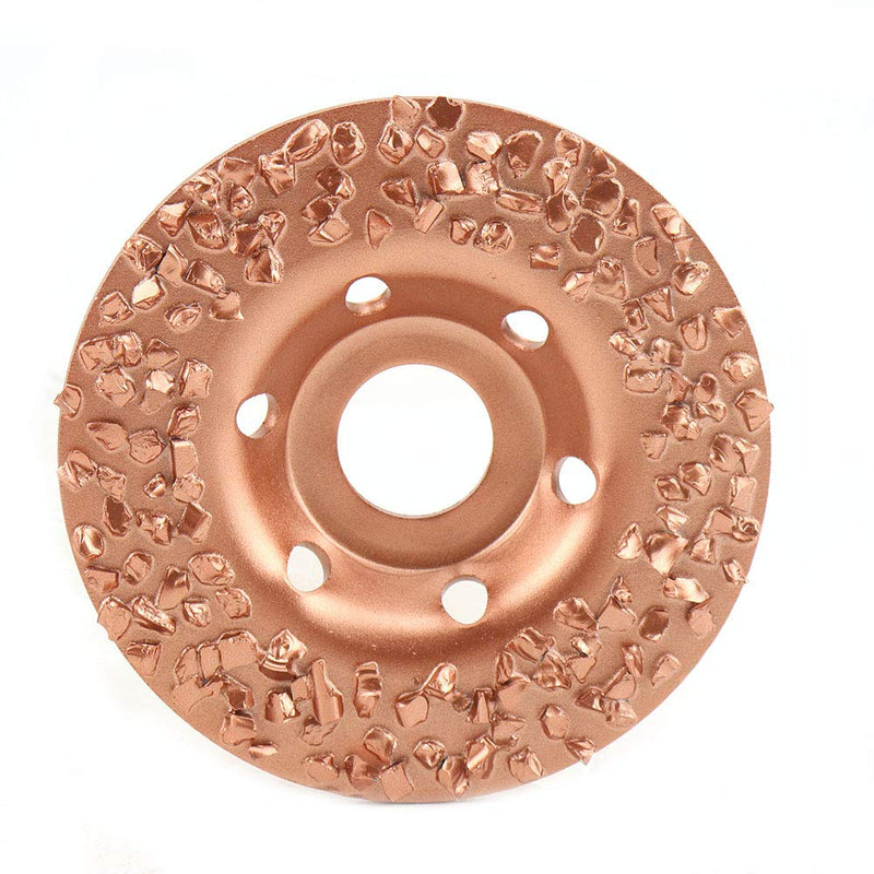 4inch Brazed Diamond Cutting Grinding Disc 7/8" Bore Tungsten Carbide Grinding Wheel Plate for Angle Grinder Suitable for Polishing Rubber, Wood Fabric and Tires Grit K18mm - NewNest Australia