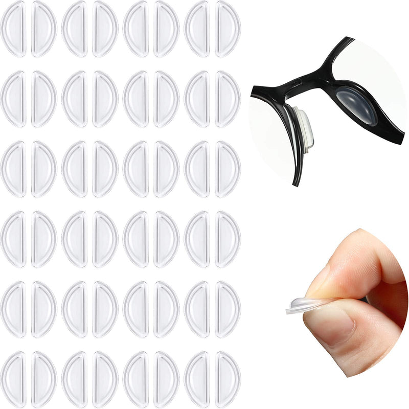 Air Bag Nosepads Adhesive Eyeglass Nose Pads Anti-Slip Nose Pads Comfortable Air Chamber Nose Pads 3.5 mm/ 0.4 inch Thickness for Full Frame Eyeglasses Sunglasses (12 Pairs) 12 - NewNest Australia