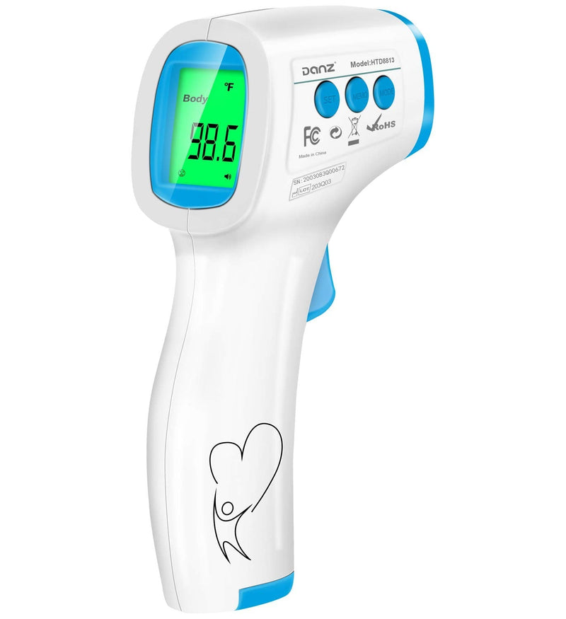 Thermometer for Adults Forehead, No Touch Thermometer for Adults, Forehead Thermometer, Instant Reading, Medical Grade, Good for Baby Food, Bath,Milk (Blue) Blue - NewNest Australia