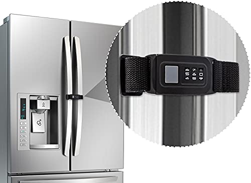 Veronica Child Safety Refrigerator Locks Multi-Functional French-Door Refrigerator and Cabinet Lock Multi Use Baby Cabinets Latches (Regular) Regular - NewNest Australia