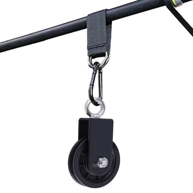 Silent Pulley Cable Pulley 360 Degree Rotation Traction Wheel for LAT Pulley System DIY Attachment Home Gym Accessories Lifting Blocks Hoists Ladder Lift Home Projects Clothesline Shop Lifts (3.54in) 3.54in - NewNest Australia
