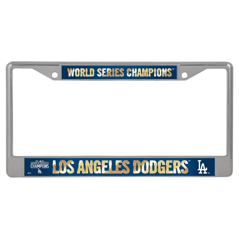 Rico 2020 Los Angeles “LA” Dodgers World Champions Chrome Frame, WS Baseball Fan License Plate - NewNest Australia