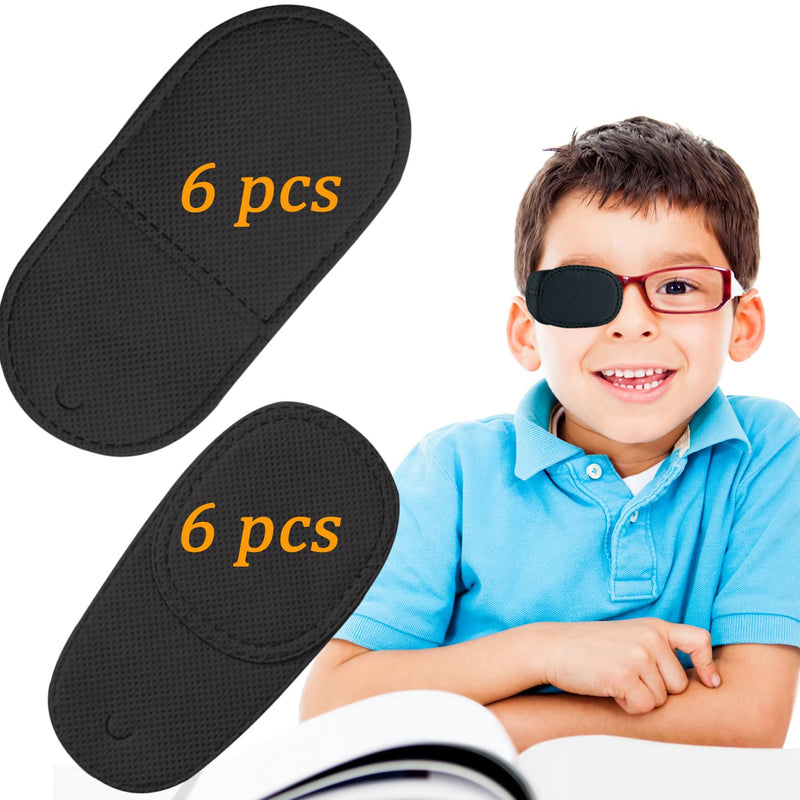 12PCS Eye Patches for Adults Kids, Medical Eye Patch for Glasses, Treat Lazy Eye Amblyopia Strabismus Patch, 2 Size - NewNest Australia