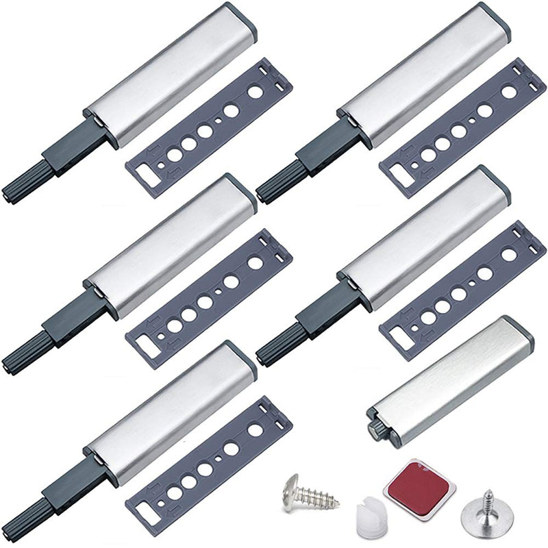 Magnetic Push Latches for Cabinets Jiayi 6 Pack Push to Open Cabinet Hardware Push Touch Latch Kitchen Door Push Release Latch for Drawer Closure Push Catch Pop Out Latch - NewNest Australia