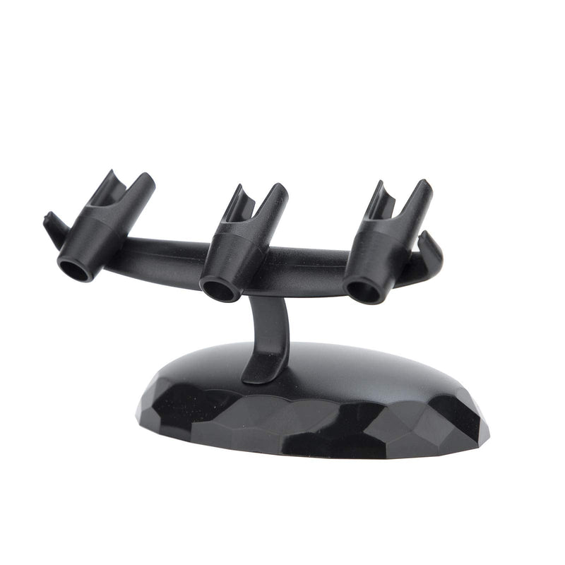 Uouteo Airbrush Gun Holder Station Plastic Air Brush Stand Holds 3 Universal Airbrush Pens for DIY Art Painting Black - NewNest Australia