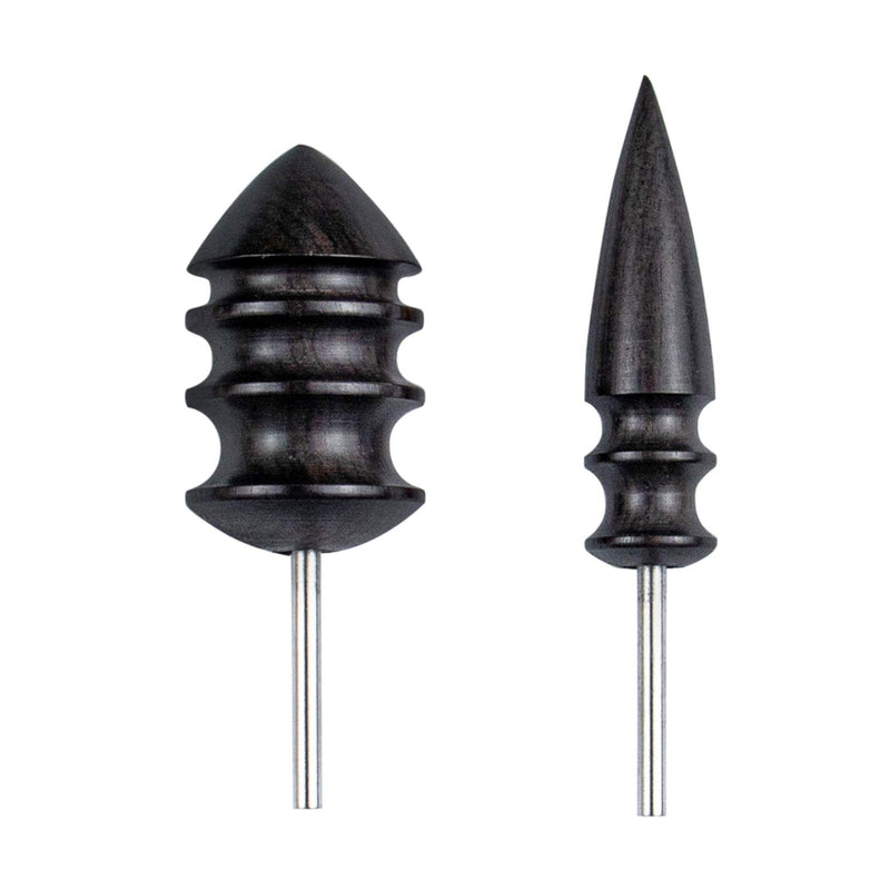 AUEAR, Pack of 2 Leather Burnisher Bits for Rotary Tools PU Leather Burnishing Tips for Clean Edges of Leather Craft Projects - NewNest Australia