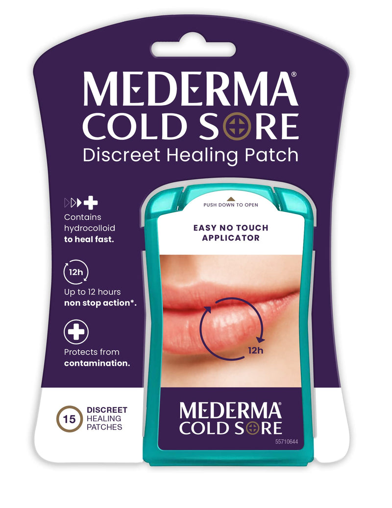 Mederma Cold Sore Discreet Healing Patch - A Patch That Protects and conceals Cold Sores - 15 Count 15 Count (Pack of 1) - NewNest Australia