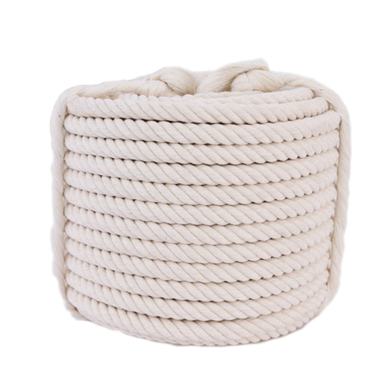 100% Cotton Craft Rope (1/2 inch x 50 feet) All Purpose Soft Natural Strong Cotton Rope Cord for Crafts, Sporting, Wedding Decorating,Hanging Flower Baskets (Beige) - NewNest Australia
