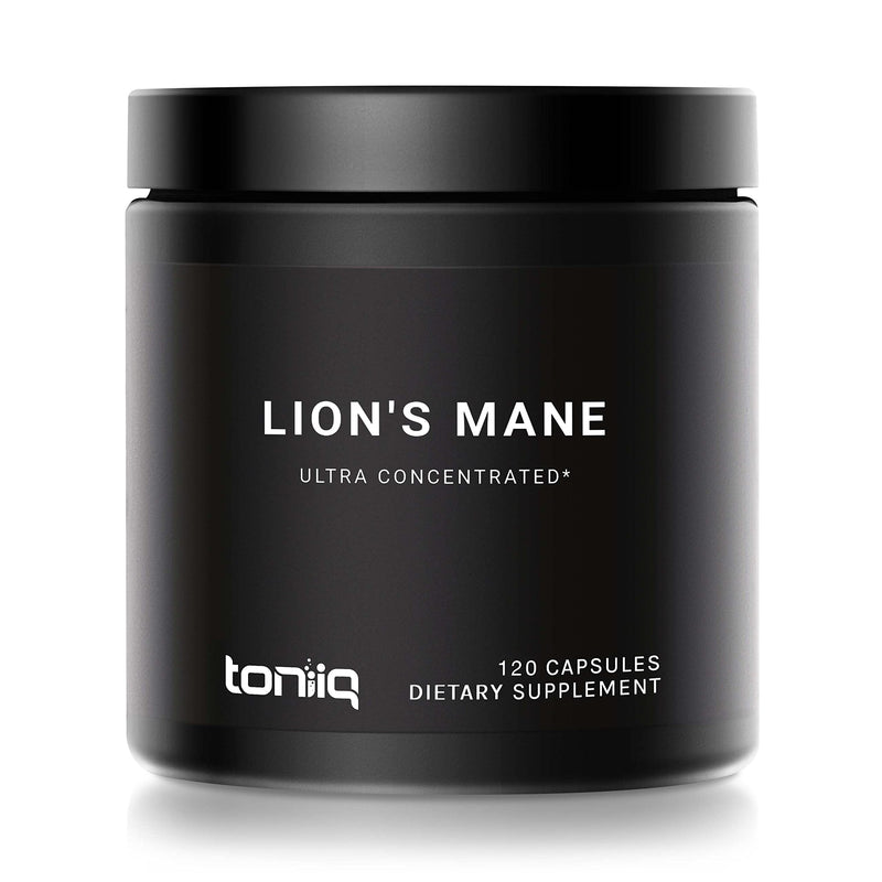 18,000mg 10x Concentrated Ultra High Strength Extract - Made with Organic Lions Mane - 30% Polysaccharides - Highly Concentrated and Bioavailable - 120 Veggie Capsules - NewNest Australia