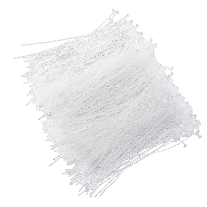 Batino 1000PCS Adjustable Security Beaded Loop Tie Plastic Hand Wear Tag Rope Plastic Paper Prices Tag Fasteners - NewNest Australia