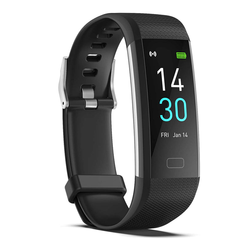 ENGERWALL Fitness Tracker with Step Counter /Calories /Stopwatch, Activity Tracker with Heart Rate Monitor, IP68, Health Tracker with Sleep Tracker, Smartwatch, Pedometer Watch for Women Men Kids Black - NewNest Australia
