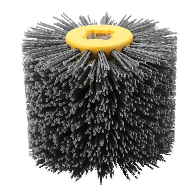 Wire Drawing Wheel Brush, Burnishing Brush, 240 Grit Burnishing Polishing Wheel for Derusting, Deburring and Cleaning Wooden Floor - NewNest Australia